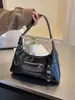 Bolso de axila transfronterizo 2026 nuevo bolso de hombro de cuero suave para mujer, gran capacidad, bolso de mensajero retro versátil