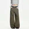 Naranja joven # Colección de otoño: Pantalones casuales, sencillos, de pierna ancha para mujer, de corte holgado, adelgazantes y favorecedores, con un diseño moderno, versátil, de pierna recta y largo hasta el suelo.