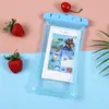 Bolsa Impermeável para Celular com Airbag, Capa Impermeável de PVC Transparente Flutuante com Tela Sensível ao Toque, para Deriva, Natação, Mergulho, Capa Protetora Selada