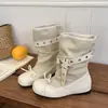 Fivela de cinto de 5cm, laço fashion, botas de cavaleiro plissadas, modelo novo trendy 2026, aumento interno de altura, estilo de sapatilha de ponta empilhado