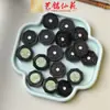 Acessórios de Madeira Jacarandá Esculpida Inlay de Cinco Vias Octogonal Marca com Furo Passante Yiming Xianyuan Sândalo Negro Brinquedo Pulseira Colar Acessórios
