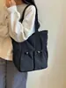 Bolso de Nylon de Gran Capacidad Casual para Viajes Diarios para Mujer 2026 Nuevo Modelo Bolso de Hombro Tote para Estudiante Universitario