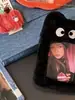Portatarjetas de Felpa Estilo Ins Coreano Almacenamiento de Tarjetas de Autobús Colgante para Mostrar Tarjetas de Idols Lindo Organizador de Tarjetas