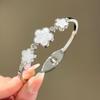 Pulsera de Acero de Titanio Yunyao Trébol de Cuatro Hojas Cielo Estrellado Cintura Delgada para Mujer, Diseño de Nicho de Alta Gama, No se Desvanece, Moderno, Venta al por Mayor Transfronteriza
