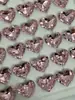 Corazón Geométrico K9 Brillante DIY Hecho a Mano para Uñas Pedrería 10*8.5 Accesorios para Pinzas de Uñas al por Mayor