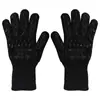 Guantes de aramida con aislamiento térmico ignífugo, resistentes a altas temperaturas, de silicona, anti-escaldaduras, resistentes al calor, para horno, barbacoa, microondas y cocina.