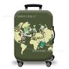 Funda Protectora para Maleta, Funda para Maleta con Ruedas, Funda Elástica a Prueba de Polvo para Maleta de Viaje, Funda Protectora Elástica Engrosada para Maleta