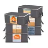 Bolsa de Almacenamiento para Colchas de Venta Caliente Transfronteriza para Organizar Ropa, Bolsa para Empacar y Mudanza, Bolsa de Almacenamiento Doméstica a Prueba de Polvo para Ropa y Colchas