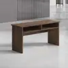 Mesa de Conferência Minimalista Dupla Longa Moderna para Treinamento e Palestras, Mesa para Reunião de Equipe, Conjunto Modular de Mesa e Cadeira para Sala de Aula