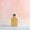 Botella de perfume cuadrada clásica de vidrio de 45 ml, transparente, con prensa de bayoneta de 15 ml, con atomizador, venta al por mayor