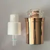 Bomba de Pó com 18 Dentes e Bico de Spray Externo, Tampa Externa Dourada com Banho UV, Cabeça de Bomba Pressora para Base/Líquido Venda por Atacado