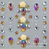 Pegatinas para Cejas Infantiles de Niña Estilo Princesa Decorativas para la Cara Pegatinas de Pintura Pegatinas para Maquillaje de Escenario Pegatinas de Cristal Brillantes