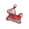 Llavero de Felpa de Caballo de Moda Estilo Chino Creativo, Accesorio de Broche de Muñeco de Felpa de Buena Suerte, Accesorio de Regalo de Año Nuevo
