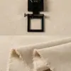 Mantel de 330g de Tela de Algodón y Lino, Mantel de Tela para Caja de Juguetes para Mascotas, Tela de Lino Liso con Patrón Martin