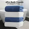 Toalla de Baño con Espiga de Trigo Lisa Transfronteriza Suministro de Comercio Exterior de Amazon Toalla de Baño de Terciopelo de Coral Gruesa Absorbente de Color Sólido