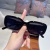 Nuevas Gafas de Sol Cuadradas Pequeñas de Moda de Xiaohongshu, Adecuadas para Rostros Ovalados, Unisex, Estilo Urbano de Gama Alta, Gafas de Sol con Protección UV