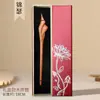 Palillo de madera seleccionado a mano, placa de palillo de madera, pelo, alto sentido, accesorios de ropa china antigua, nueva generación 2022 de grabado
