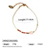 Pulseira de Contas com Concha Natural e Pérola Real, Moda Versátil Transfronteiriça de Verão, Toque de Alto Padrão, Estilo de Nicho Feminino Mais Vendido no Verão