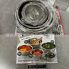 Set de Recipientes Multifuncionales Grandes Engrosados de Acero Inoxidable con Báscula, Recipiente para Lavar Verduras, Recipiente para Agua, Frasco para Condimentos, Tazón para Sopa