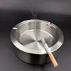 Cinzeiro de Aço Inoxidável de Camada Dupla Anti-queimadura Cinzeiro para Restaurante Hotel KTV Pode Gravar Logotipo Cinzeiro Extintor de Cigarros Comercial para Bar