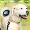 Compatível com Suporte para Apple AirTag com Cabo de Fio, Estojo Impermeável com Trava para AirTag Chaveiro Suporte Seguro para Chave Chaveiro Mochilas Bagagem Animal de Estimação