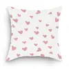 Fronha de Almofada Amor Rosa Dia dos Namorados Transfronteiriça Capa de Almofada Decoração de Casa para Sala de Estar Sofá Feriado Dia dos Namorados