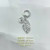 Accesorios DIY de Cristal Aleación Estilo Chino Retro Pulsera de Cordón Colgante de Cadena Cadena Colgante de Hoja Campana de la Mañana
