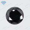 Huagang Gem Wuzhou Zircon Pedra Nua Atacado Cor Redonda Preto Hao Sideline Perfurado Artificial CZ Zircon Único Furo