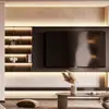 Fita de Luz COB Baixa Tensão Autoadesiva 12V 24V Flexível Fita de Luz LED 2835 Decoração de Teto Livro Cozinha Adega Luz Linear