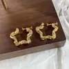 Nuevos Pendientes de Clip con Tornillo de Estilo Minimalista para Mujer, Pendientes de Aro Espiral de Estrella de Cinco Puntas a la Moda, Pendientes de Aro Simples Versátiles al por Mayor