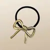Aleación Arco Banda de Goma para el Cabello de Mujer Coleta Alta Adorno para la Cabeza Otoño e Invierno Banda para el Cabello Alta Elasticidad y Duradera Diadema Accesorios para el Cabello