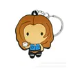 Personaje de TV Americano Dibujo Animado Llavero Cadena para Bolsa Jeans Colgante PVC Goma Suave Llavero Estampado LOGOTIPO