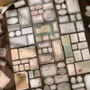 Pegatina Estilo Vintage con Borde de Textura Antigua para Decoración Hecha a Mano Guka DIY