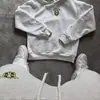 2025 Nova Moda Tendência Europeia e Americana Outono/Inverno Moletom com Capuz Bordado de Manga Longa para Homem Casual