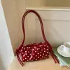 Bolsa de Mão Xiaomi Estilosa com Bolinhas Retro Feminina 2026 Verão Nova Elegante na Moda Bolsa de Ombro Único Bolsa de Axila