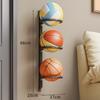 Suporte de Armazenamento de Basquete para Uso Doméstico, Organizador de Parede sem Furos para Futebol, Vôlei, Badminton e Outros Tipos de Bolas