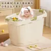 Cubo Grande para Baño de Bebé, Cubo de Baño y Natación para Niños, Cubo para Baño de Bebé, Tina Doméstica para Sentarse, Tina de Cuerpo Completo