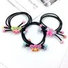 2019 lindo accesorio para el cabello de dibujos animados para niños estilo coreano cuerda para el cabello de alta elasticidad nueva cuerda para el cabello banda de goma tres en uno cuerda para el cabello