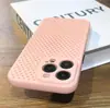 Adequado para Uso no Verão, Capa para Celular Apple 16 para Dissipação de Calor, Capa Protetora Respirável para iPhone 17 Pro Max 14 Plus