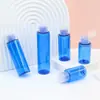 Frasco Plástico Pet para Loção Tônica 60/100ml Material de Embalagem Cosmética Frasco para Sub-Envasamento Frasco com Tampa Flip-Top para Removedor de Maquiagem