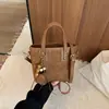 Bolso de Mano con Bloques de Color Retro Nuevo 2026 para Mujer, Bolso Cubo de Moda Texturizado, Bolso Cruzado Casual para el Día a Día