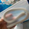 Soporte Redondo Pequeño Blanco de Silicona para Cámara, Monitor, Trípode Palillo Selfie Ecológico