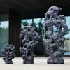 Pedra Ornamental para Decoração de Villa, Pedra Estilo Chinês de Fibra de Vidro, Pedra Taihu para Paisagismo de Pátio, Gruta de Jardim, Cena Pastoral