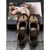 Outono 2026 Estilo Coreano Estilo Ins Respirável Casual Retrô Solado Macio Velcro Bico Dividido Mary Janes Feminino