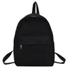 Mochila Escolar Tendencia de Moda Versátil Mochila de Pana Estilo Invierno Simple Color Sólido Gran Capacidad Mochila Casual