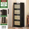 Gabinete para Zapatos de Entrada de Bambú para el Hogar Zapatero Simple de Múltiples Niveles Ahorrador de Espacio Gabinete de Almacenamiento para Pasillo Exterior de Casa de Alquiler