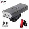 Luces de bicicleta luces de ciclismo lúmenes grandes faros para ciclismo nocturno faros de aleación de aluminio recargables por USB equipo para ciclismo de montaña