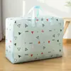 Bolsa de almacenamiento para edredón de tela Oxford, bolsa de embalaje de ropa portátil extra grande a prueba de humedad, bolsa de equipaje para mudanza y organización, al por mayor