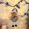 Adornos de Tela Navideños, Muñecos Navideños Pequeños, Pequeñas Decoraciones Colgantes, Colgantes para Árbol de Navidad, Artículos Decorativos, Colección de Colgantes Pequeños para Regalo