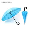 Paraguas largo de 16 varillas, paraguas automático reforzado para dos personas, paraguas resistente al viento, regalo para hombre, paraguas de mango recto para lluvia y sol, con impresión de logo